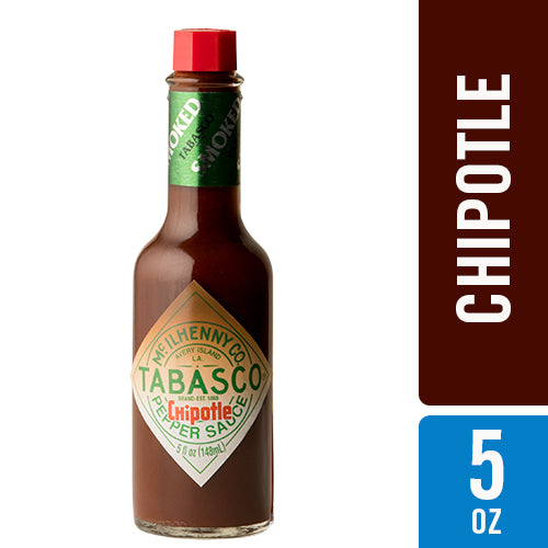 Tabasco Chipotle Hot Sauce Bottle; 5 Fluid Ounce; 12 Per Case