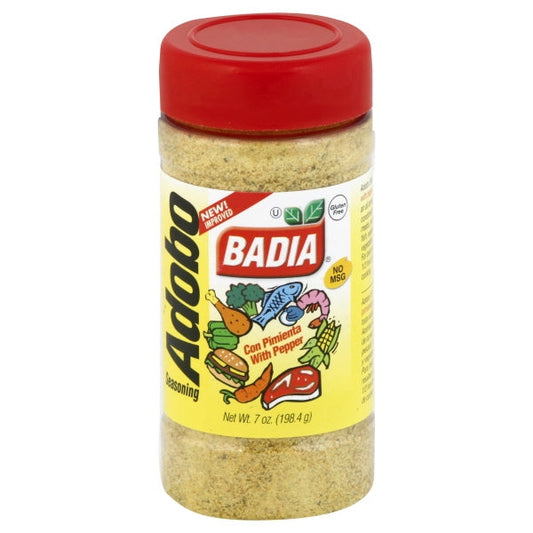 Badia Adobo With Pepper; 7 Ounces; 6 Per Case