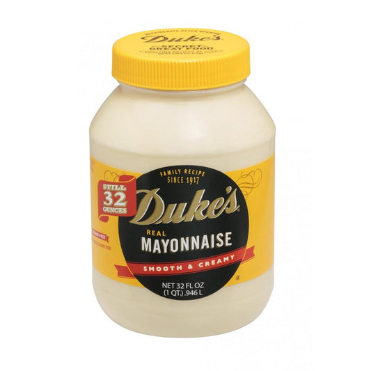 Duke's Mayonnaise Jar; 30 Fluid Ounce; 12 Per Case - High Mart Wholesale