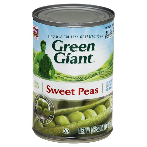 Green Giant Green Giant Vegetable Peas Medium Sweet; 15 Ounces; 24 Per Case