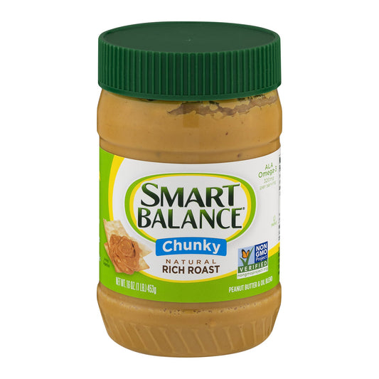 Smart Balance Rich Roast Chunky Peanut Butter; 16 Ounces; 12 Per Case