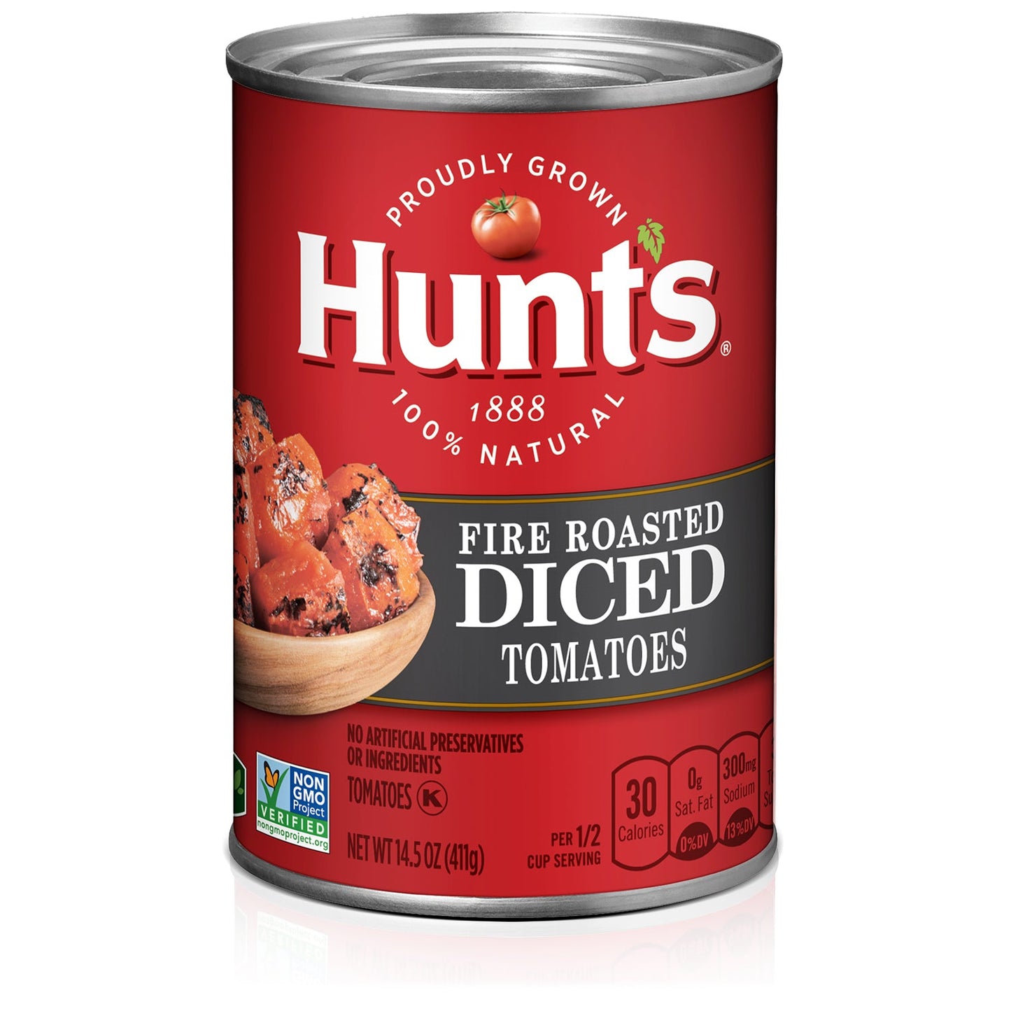 Hunt's Hunts Fire Roasted Diced Tomato; 14.5 Ounces; 12 Per Case