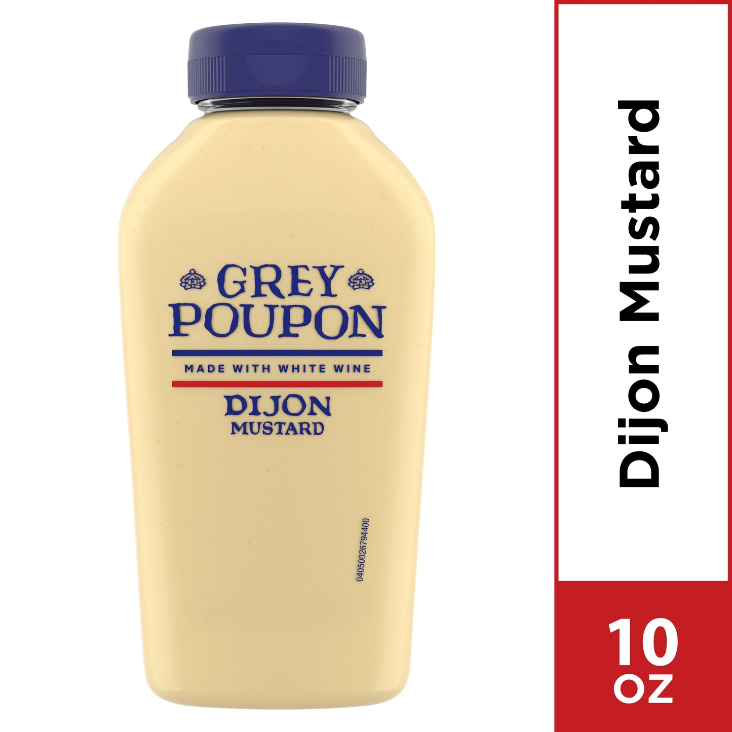 Grey Poupon Squeeze Dijon Mustard Bottle; 10 Ounce; 8 Per Case - High Mart Wholesale