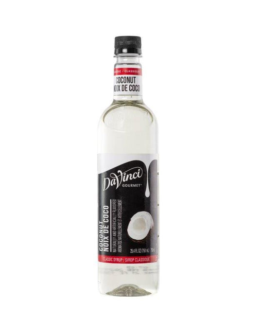 Davinci Gourmet Syrup Coconut Flavored; 750 Milileter; 4 Per Case - High Mart Wholesale