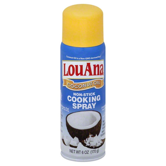 Lou Ana Pan Spray Coconut Oil; 6 Ounce; 12 Per Case