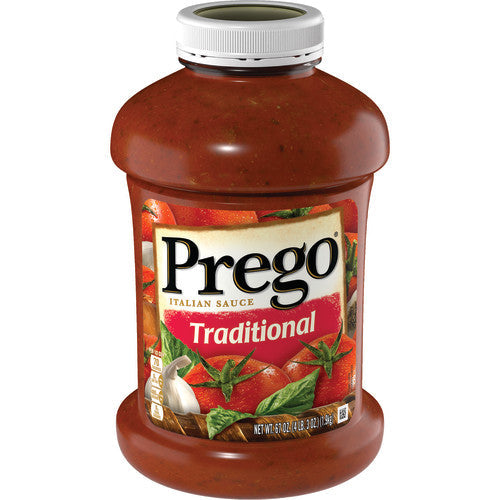 Prego Sauce Spaghetti Plain; 67 Ounces; 6 Per Case - High Mart Wholesale