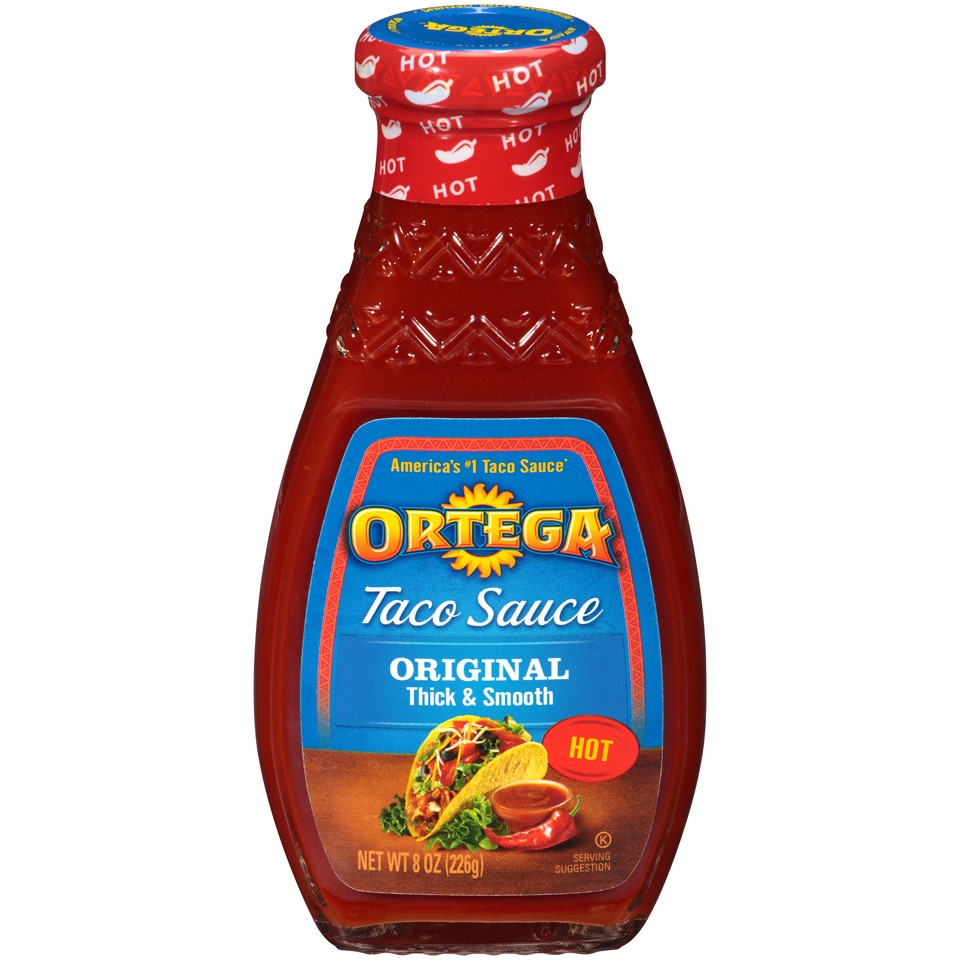 Ortega Hot Taco Sauce; 8 Ounces; 12 Per Case