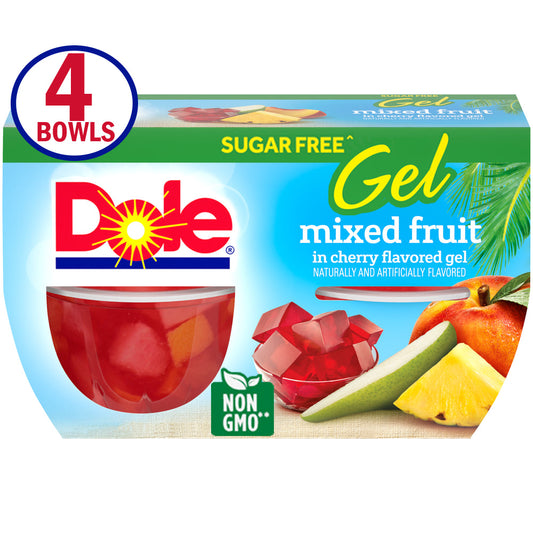 Dole Mixed Fruit In Sugar Free Cherry Gel; 17.2 Ounce; 6 Per Case