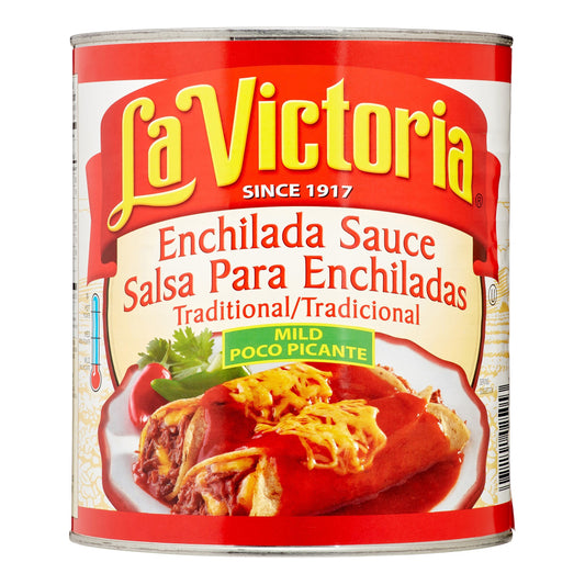 La Victoria Mild Red Enchilada Sauce; 102 Ounces; 6 Per Case - High Mart Wholesale