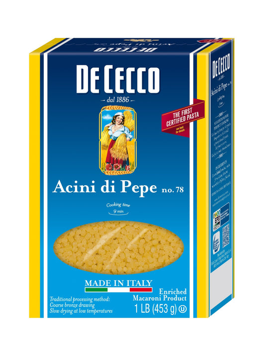 De Cecco No. 78 Acini Di Pepe; 1 Pounds; 20 Per Case