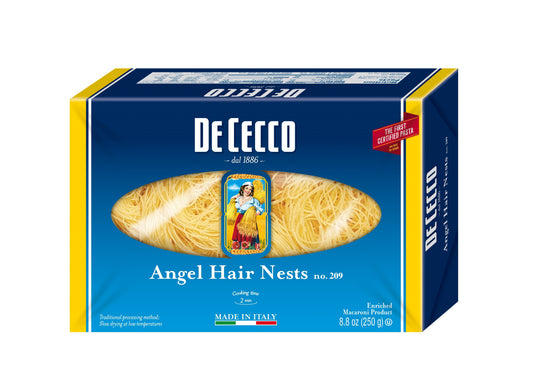 De Cecco No. 209 Angel Hair Nest; 8.8 Ounces; 12 Per Case
