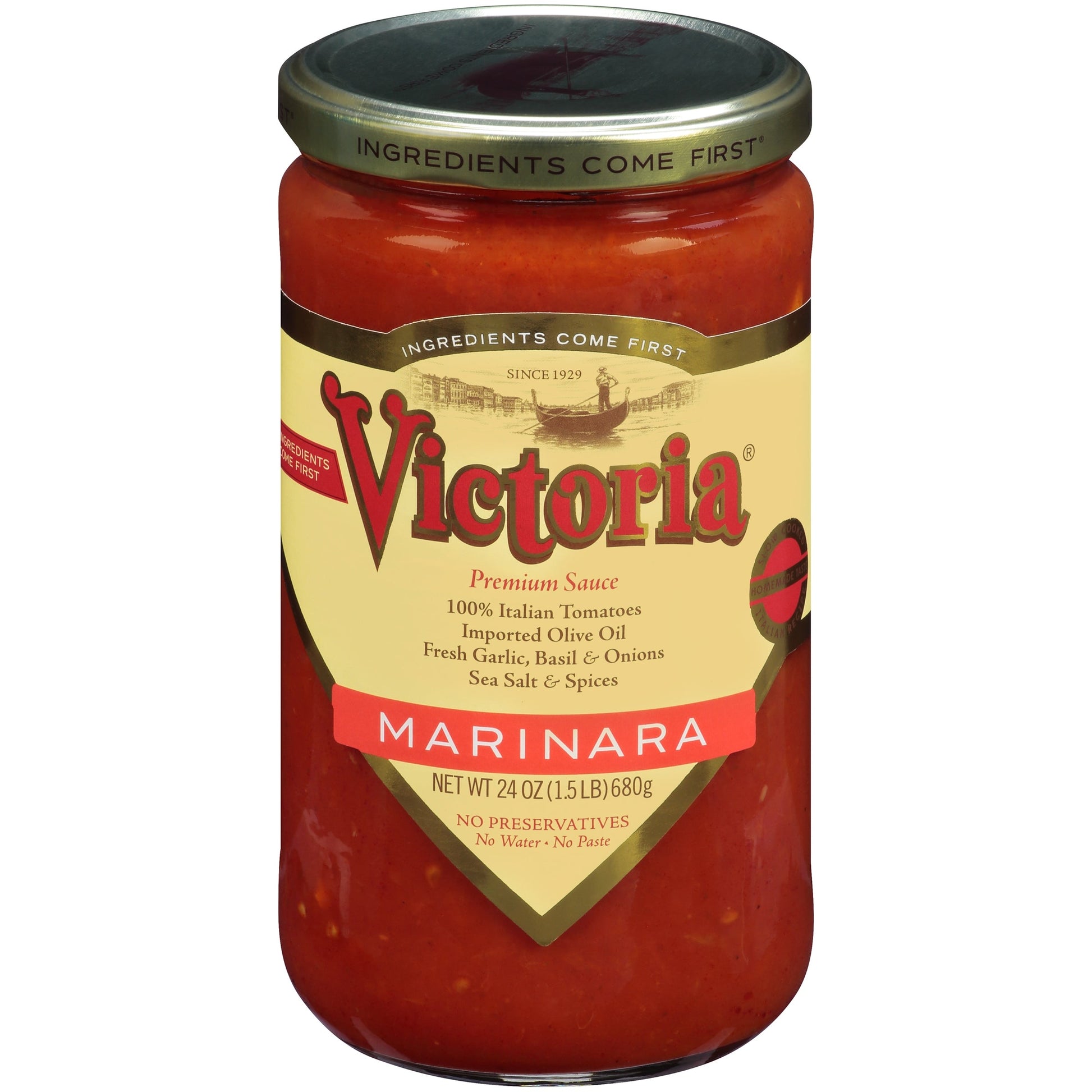 Victoria Marinara Sauce; 24 Fluid Ounce; 6 Per Case - High Mart Wholesale