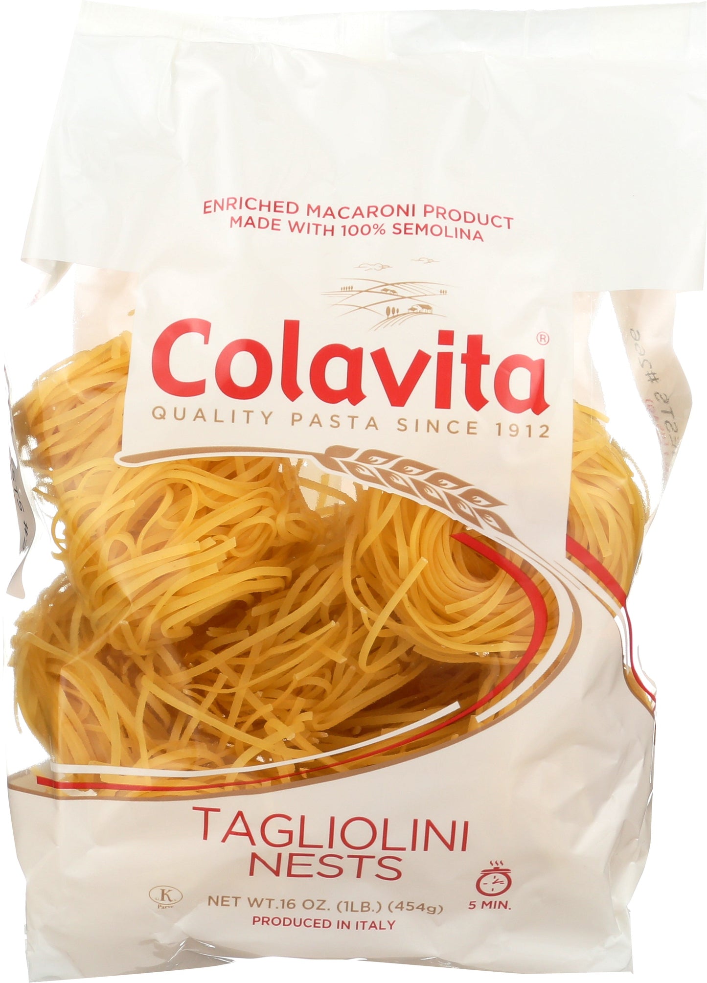 Colavita Tagliolini Nest Pasta; 1 Pounds; 12 Per Case