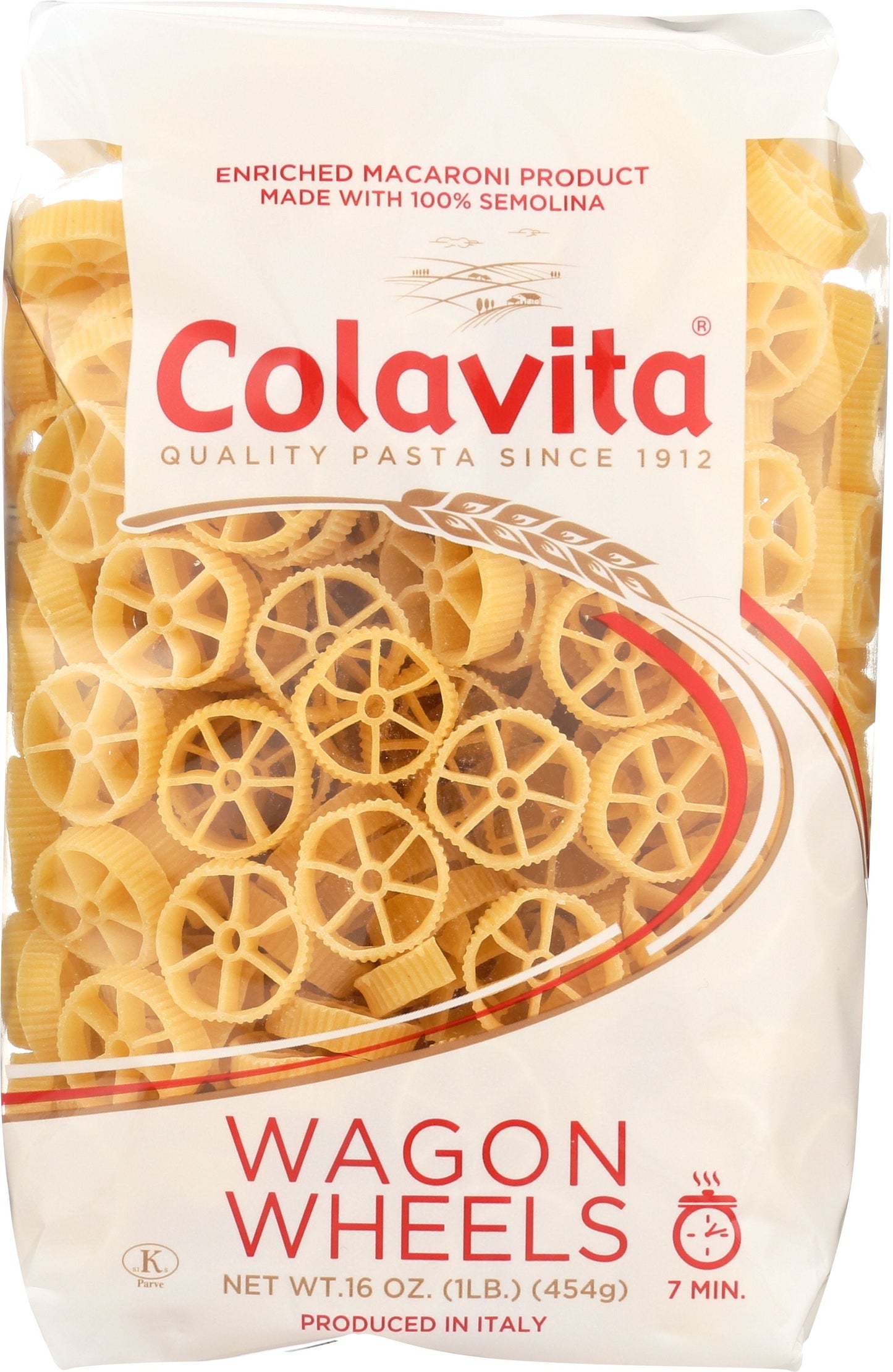 Colavita Pasta Wagon Wheels; 1 Pounds; 20 Per Case