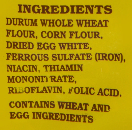 No Yolks Extra Wide Noodles; 12 Ounces; 12 Per Case - High Mart Wholesale