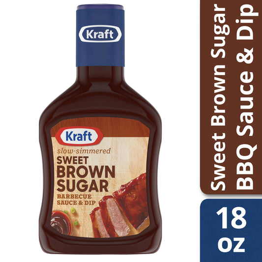 Kraft Sweet Brown Sugar Bbq Sauce Bottle; 1.125 Pound; 12 Per Case