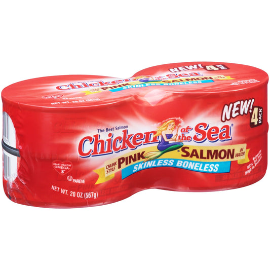 Chicken Of The Sea Skinless/Boneless Pink Salmon; 20 Ounces; 6 Per Case - High Mart Wholesale
