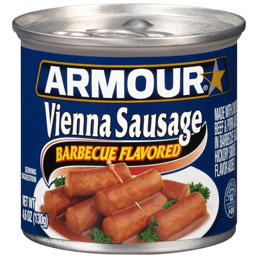 Armour Barbecue Flavored Vienna Sausage; 4.6 Ounces; 24 Per Case - High Mart Wholesale