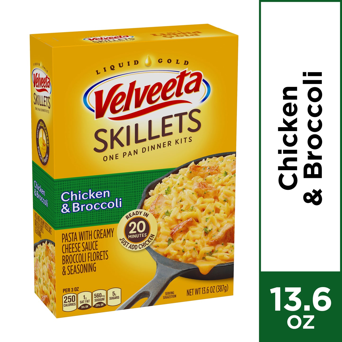 Velveeta Entree Dinner Kit Chicken & Broccoli; 13.6 Ounces; 6 Per Case