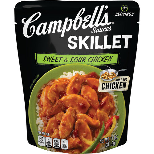 Campbell's Sweet And Sour Chicken Skillet Sauce; 11 Ounces; 6 Per Case - High Mart Wholesale