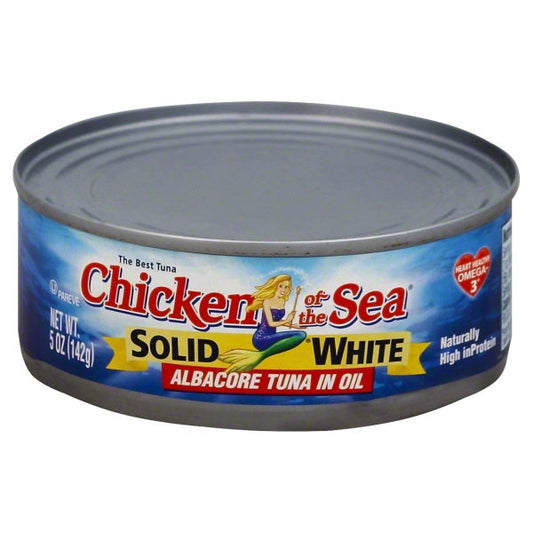 Chicken Of The Sea Tuna Solid White In Oil; 5 Ounces; 24 Per Case - High Mart Wholesale