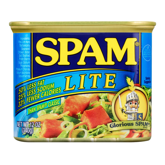 Spam Lite Luncheon Meat; 12 Ounce; 12 Per Case