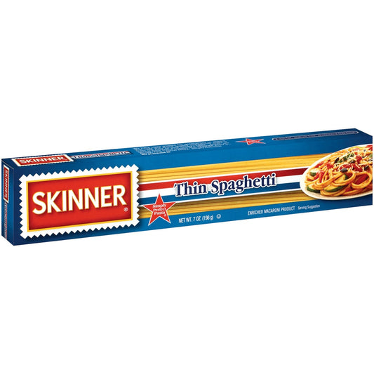 Skinner Pasta Thin Spaghetti; 7 Ounces; 24 Per Case