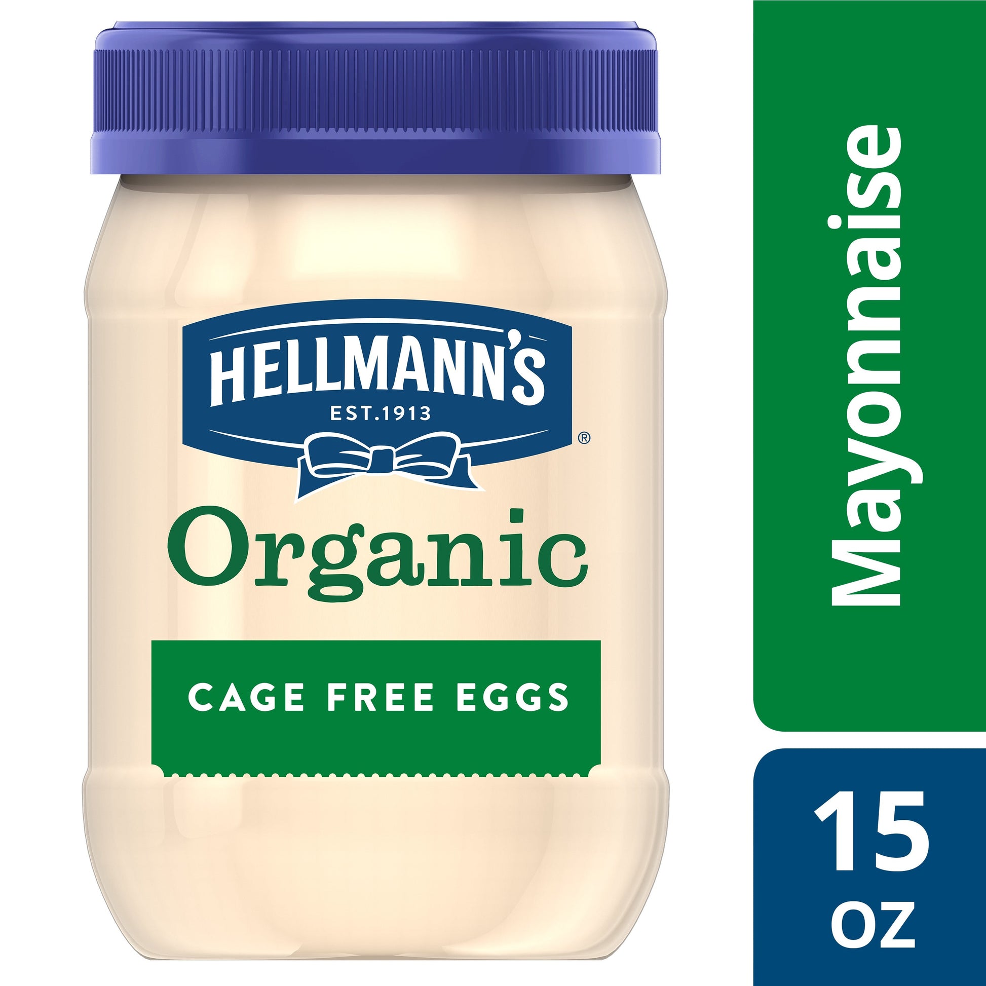 Hellmann's Organic Original Mayonnaise Jar; 15 Fluid Ounce; 6 Per Case - High Mart Wholesale