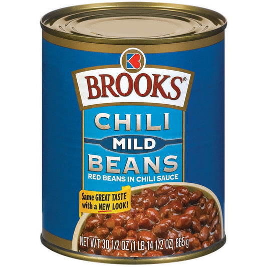 Brooks Brooks Chili Bean Mild; 30 Ounces; 12 Per Case