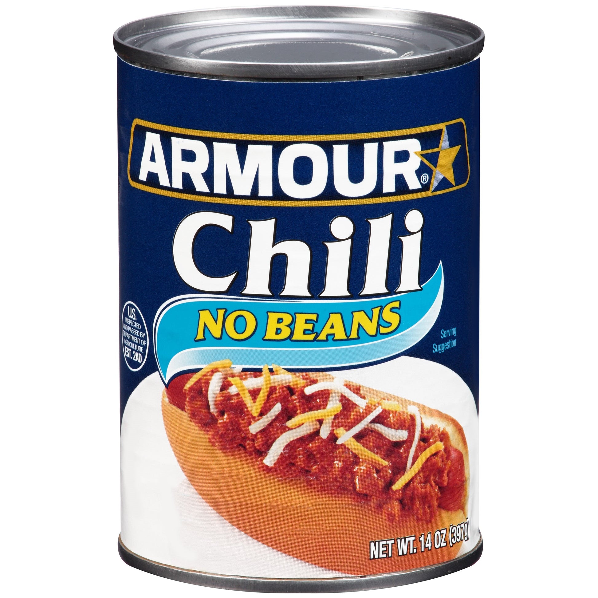 Armour No Bean Chili; 14 Ounces; 12 Per Case - High Mart Wholesale