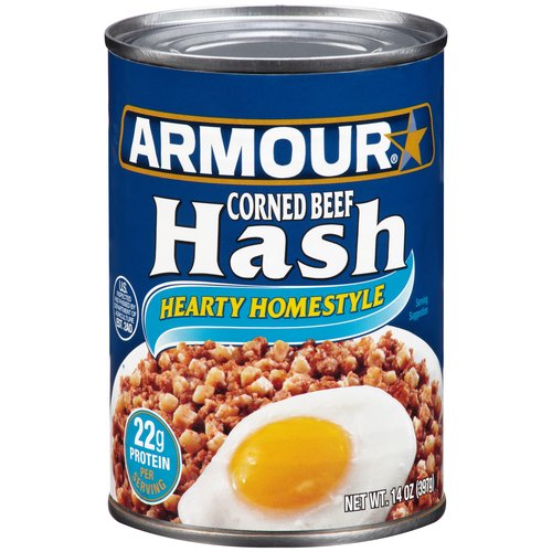 Armour Corned Beef Hash; 14 Ounces; 12 Per Case - High Mart Wholesale