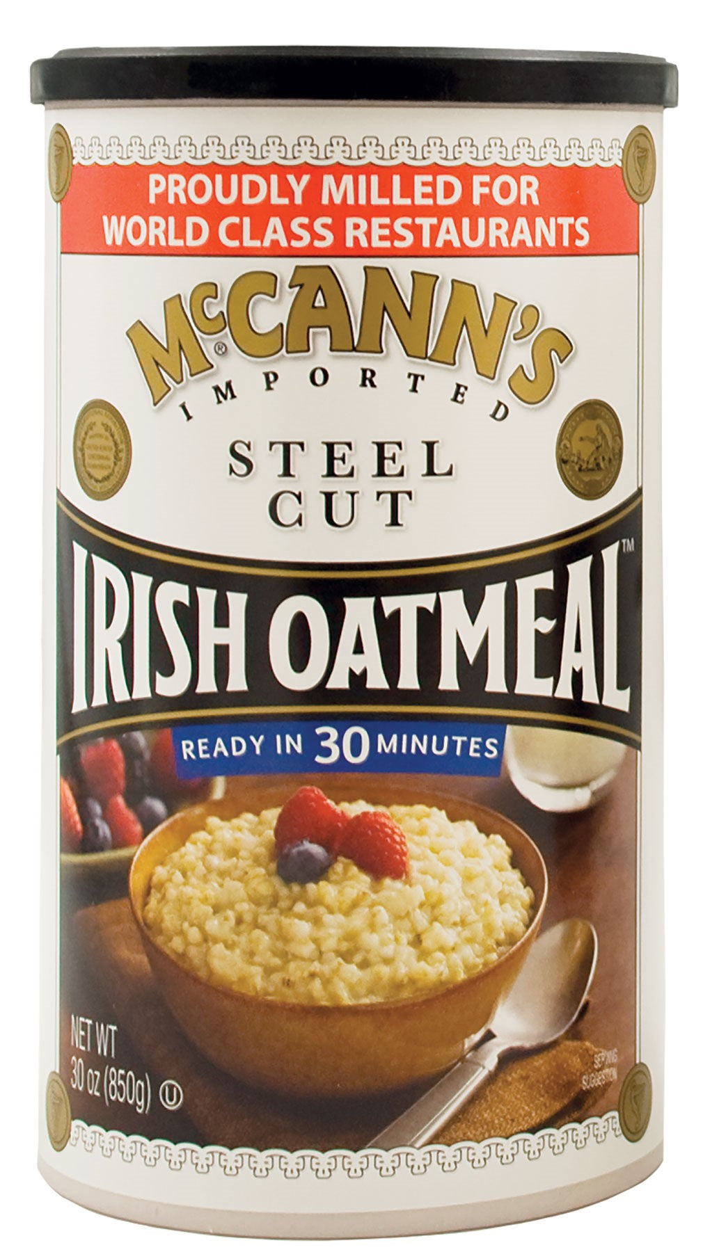 Mccanns Traditional Steel Cut Oats; 30 Ounces; 12 Per Case - High Mart Wholesale