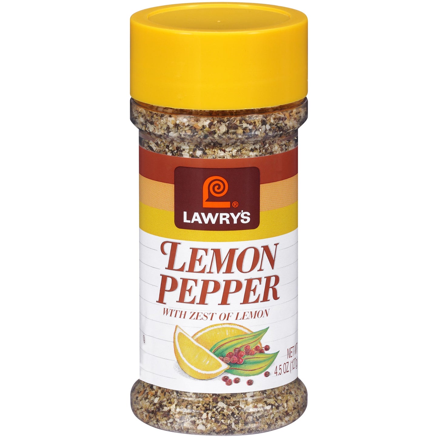 Lawry's Seasoning Lemon Pepper; 4.5 Ounces; 12 Per Case