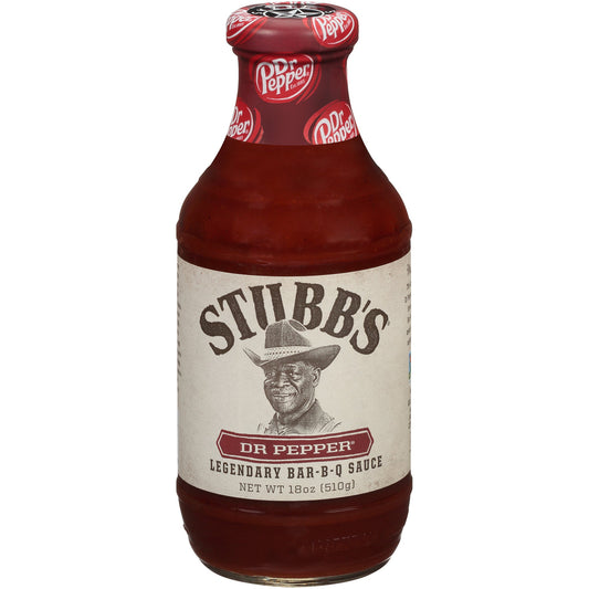 Stubbs Dr. Pepper Barbecue; 18 Ounces; 6 Per Case - High Mart Wholesale