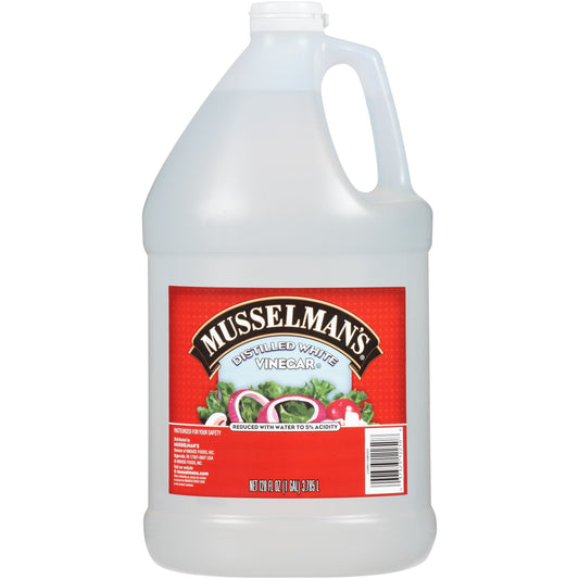 Musselman's Distilled Plastic Vinegar Bulk; 128 Fluid Ounce; 4 Per Case