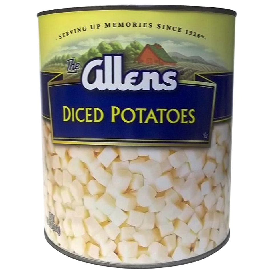 Allen Potato White Diced Canned; 105 Ounces; 6 Per Case