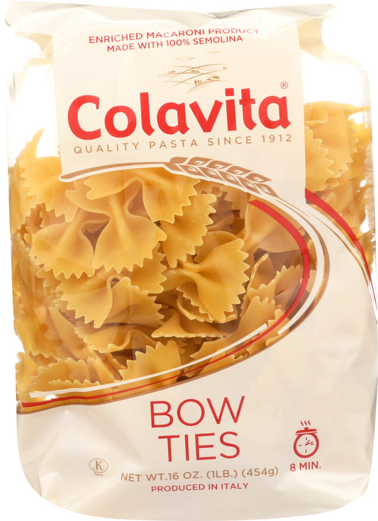 Colavita Pasta Farfalle Bow Ties; 1 Pounds; 20 Per Case