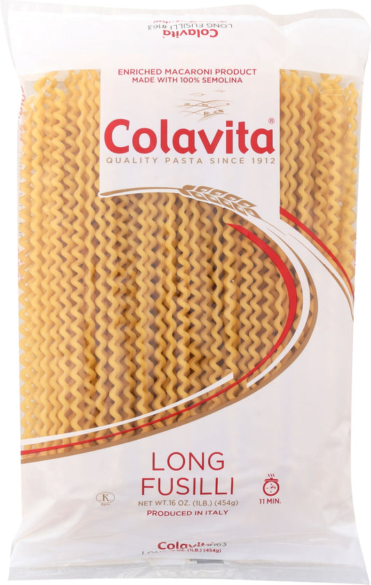 Colavita Long Fusilli Pasta Shipper; 45 Count; 45 Per Case