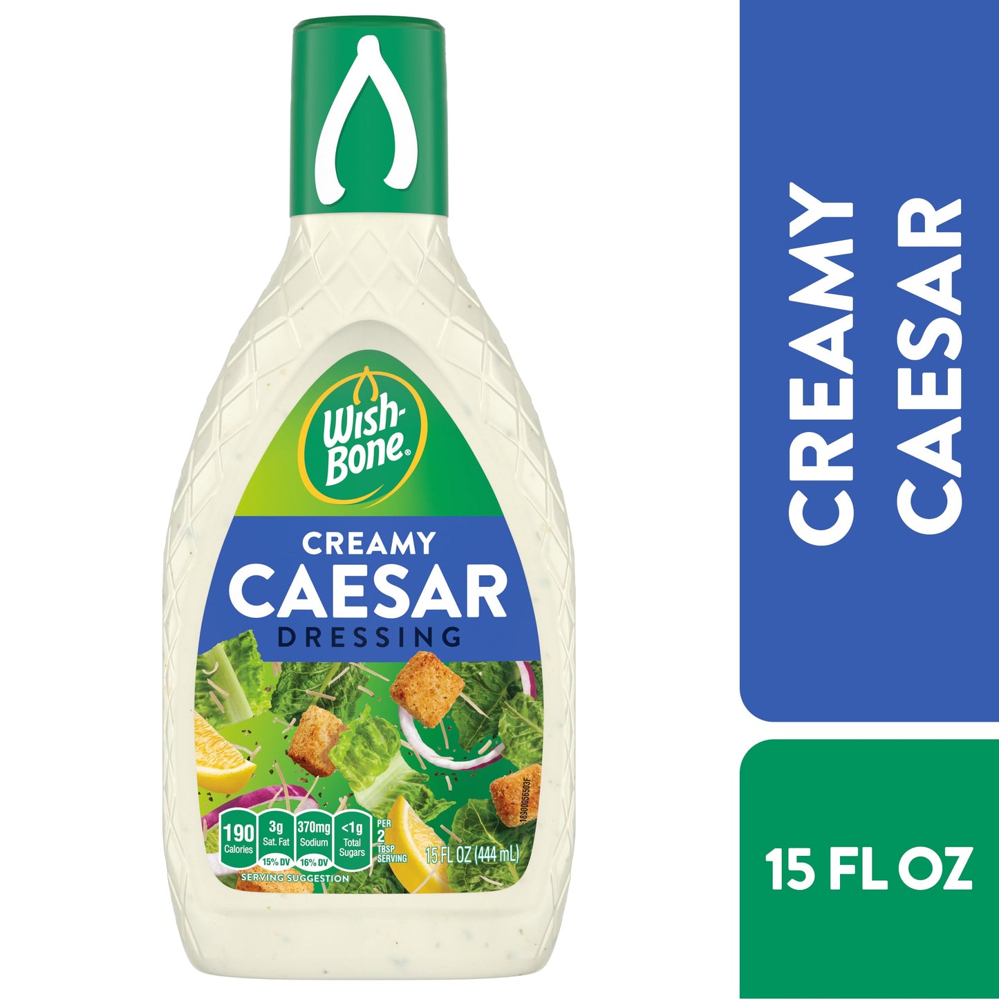 Wish-Bone Creamy Caesar Dressing Bottle; 15 Fluid Ounce; 6 Per Case