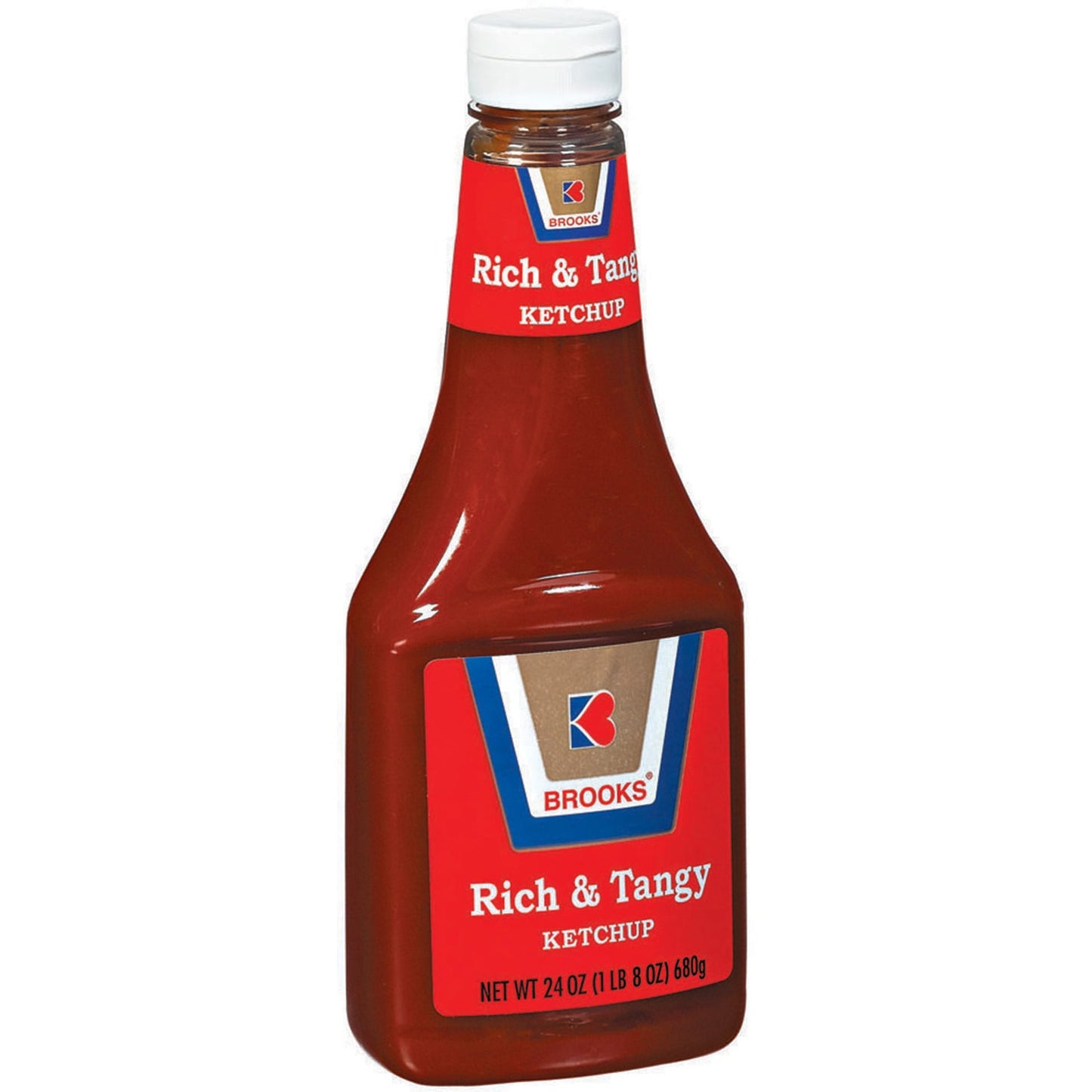 Brooks Tomato Ketchup Bottle; 24 Ounce; 12 Per Case