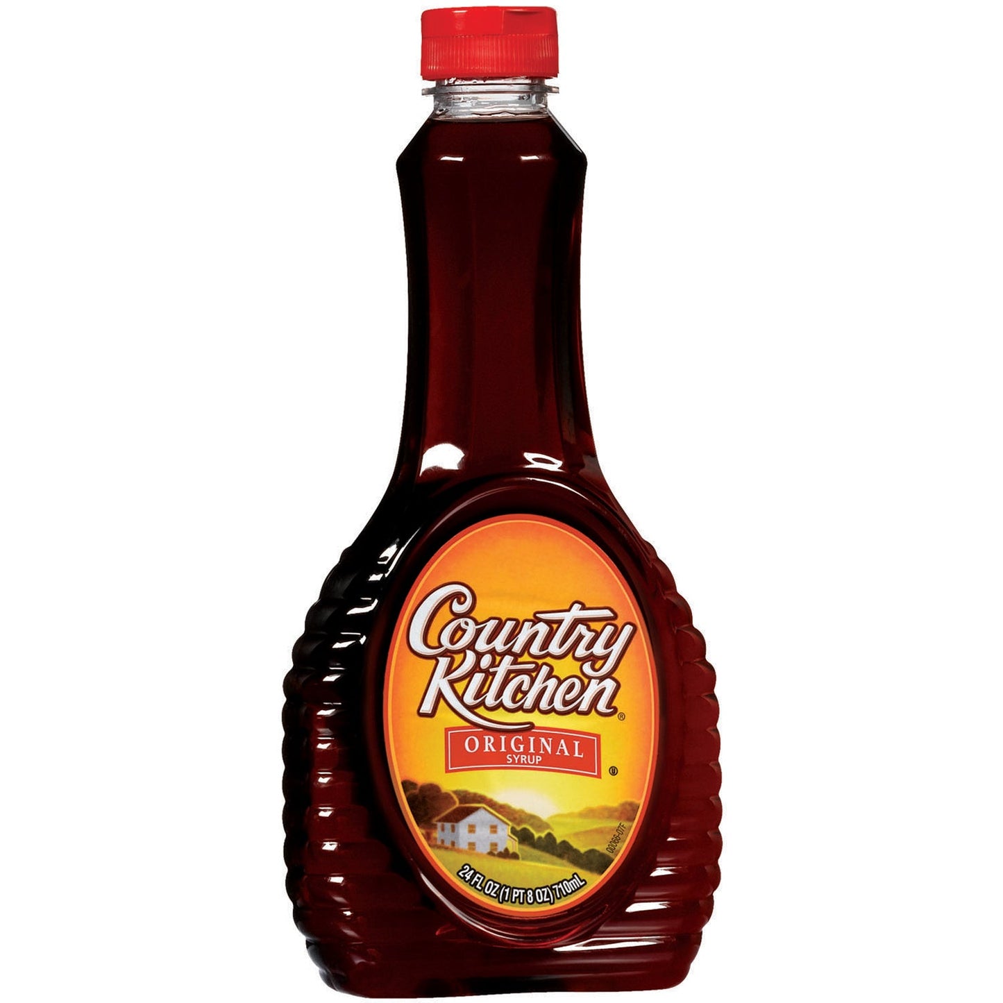 Country Kitchen Regular Syrup Bottle; 24 Ounce; 12 Per Case - High Mart Wholesale