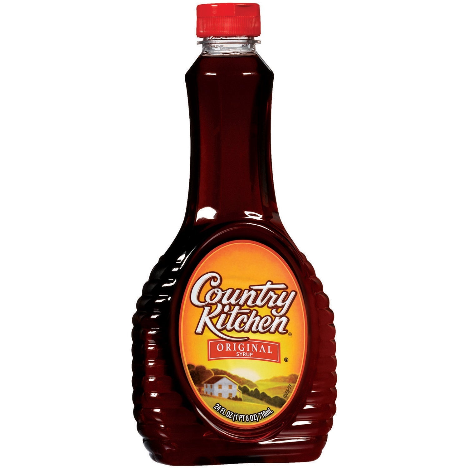 Country Kitchen Regular Syrup Bottle; 24 Ounce; 12 Per Case - High Mart Wholesale
