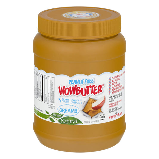 Wowbutter Peanut Free Spread Jars Creamy; 4.4 Pounds; 2 Per Case - High Mart Wholesale