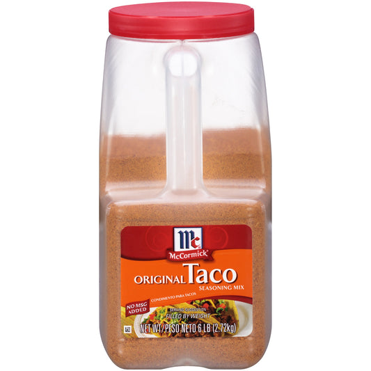 Mccormick Original Taco Seasoning; 6 Pounds; 3 Per Case - High Mart Wholesale