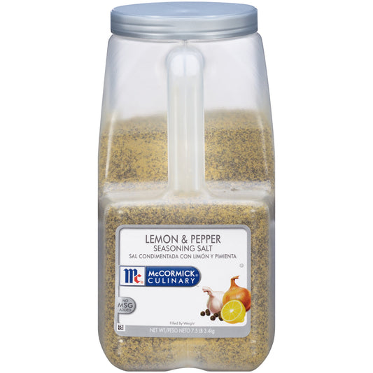 Mccormick Spice Lemon Pepper Pepper Seasoning; 7.5 Pounds; 3 Per Case - High Mart Wholesale