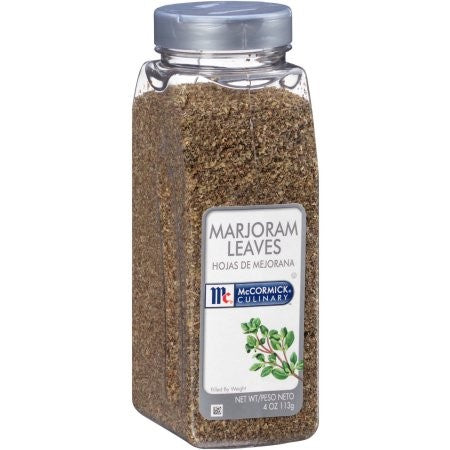 Mccormick Marjoram Leaves Whole; 4 Ounces; 6 Per Case - High Mart Wholesale