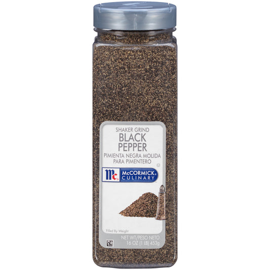 Mccormick Pepper Black Shaker Grind; 1 Pounds; 6 Per Case - High Mart Wholesale