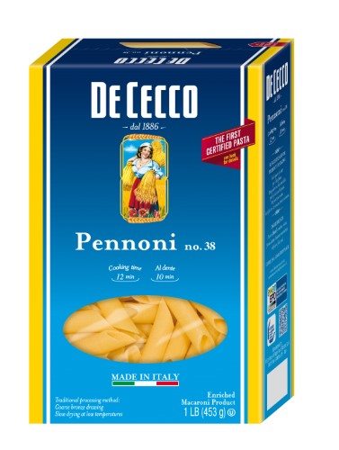De Cecco No. 38 Pennoni; 1 Pounds; 12 Per Case