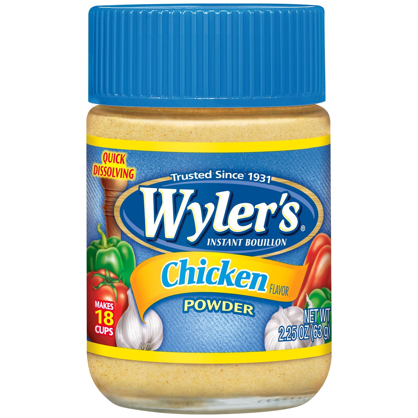 Wyler's Chicken Bouillon Powder; 2.25 Ounces; 24 Per Case