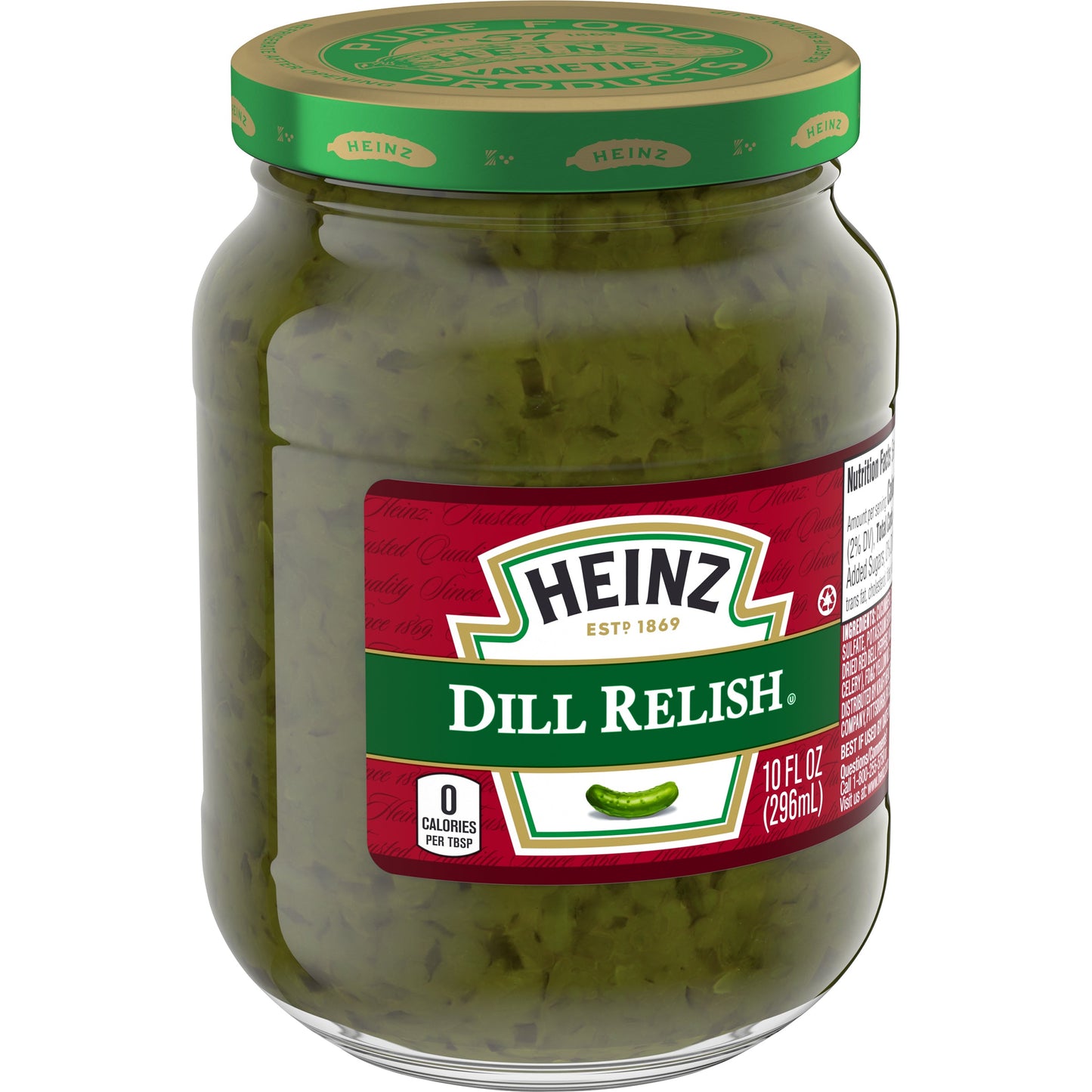 Heinz Dill Relish Jar; 10 Fluid Ounce; 12 Per Case